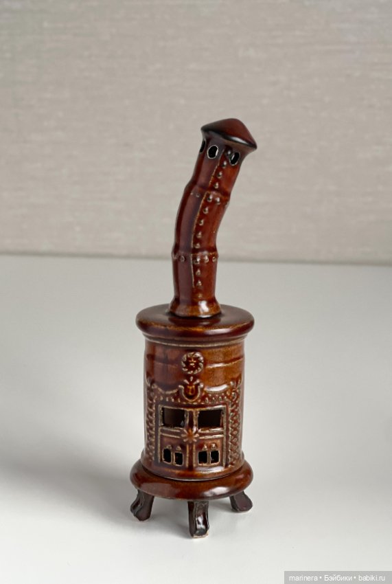 Печка буржуйка — Миниатюра для кукол