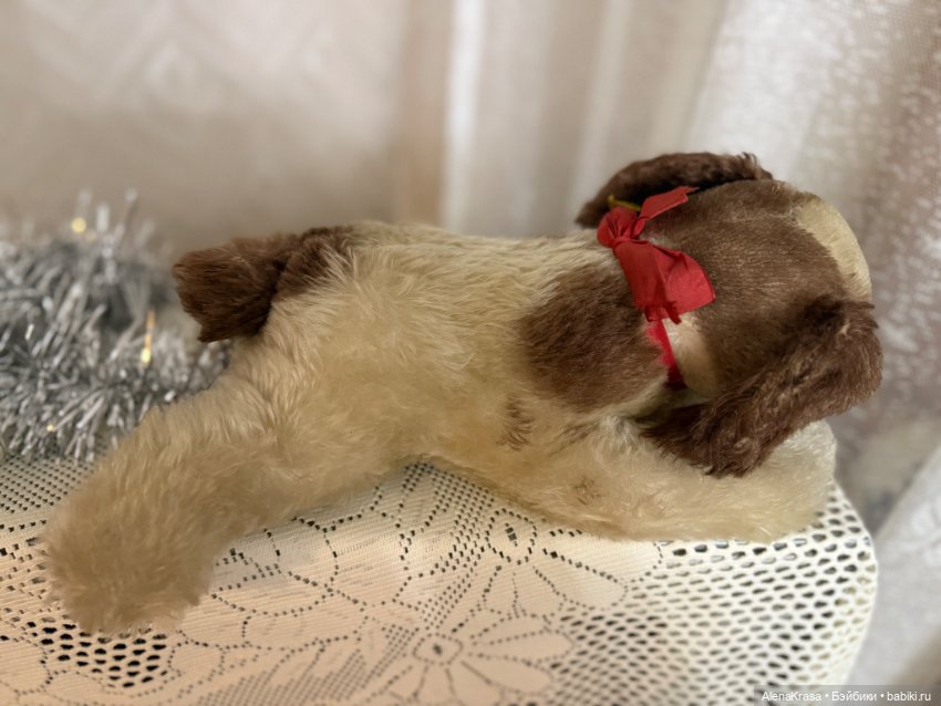 Винтажная собака щенок Steiff