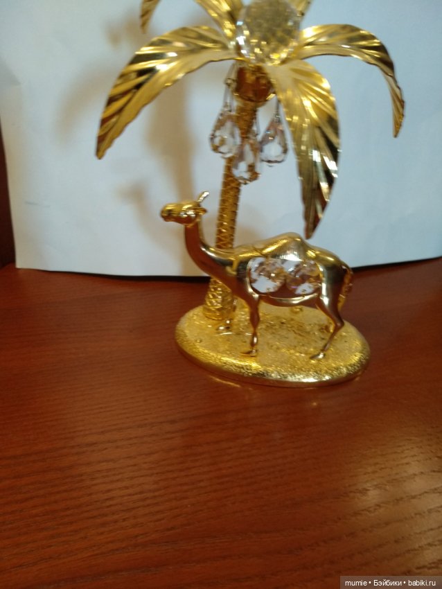 Верблюд.Верблюд под пальмой.Хрусталь (фото 3)