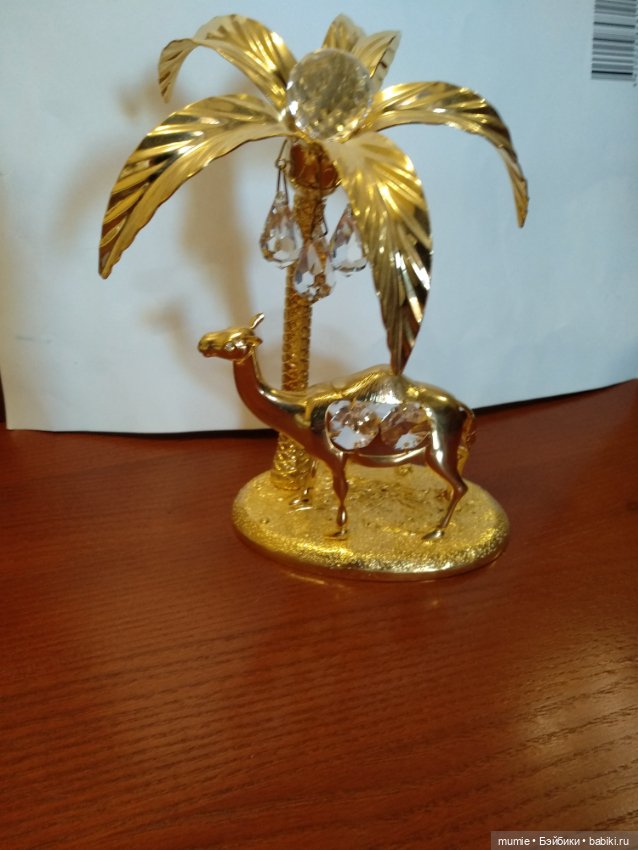 Верблюд.Верблюд под пальмой.Хрусталь (фото 2)