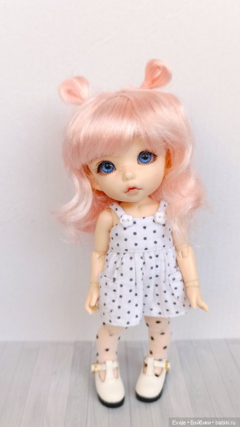 Парики 5-6" - Волнистый с двумя петельками, 3 цвета