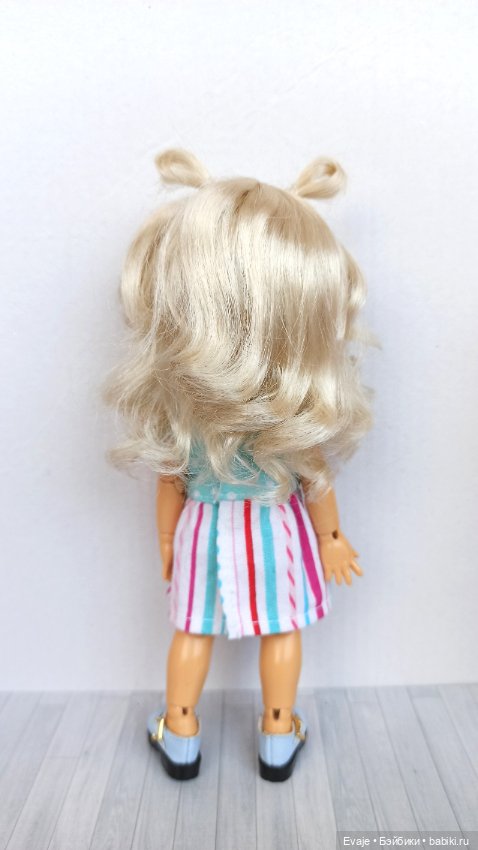 Парики 5-6" - Волнистый с двумя петельками, 3 цвета (фото 6)