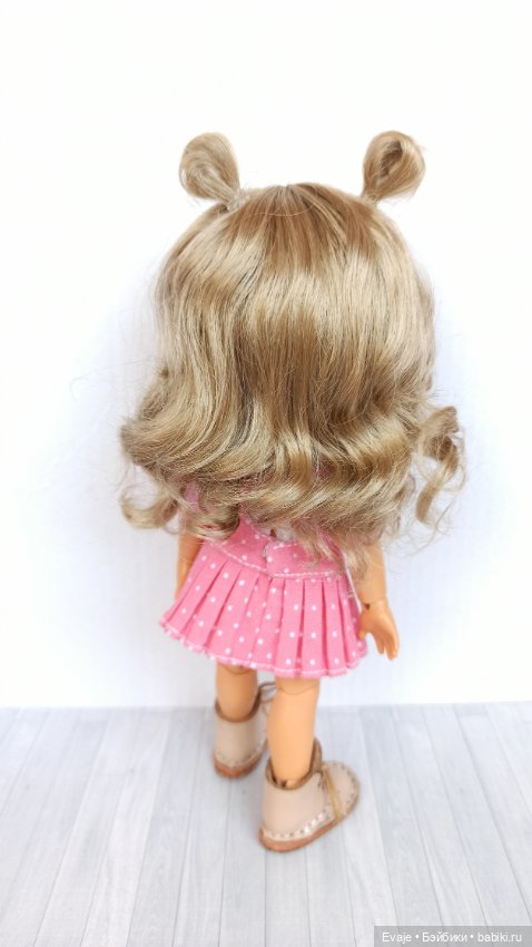 Парики 5-6" - Волнистый с двумя петельками, 3 цвета (фото 4)