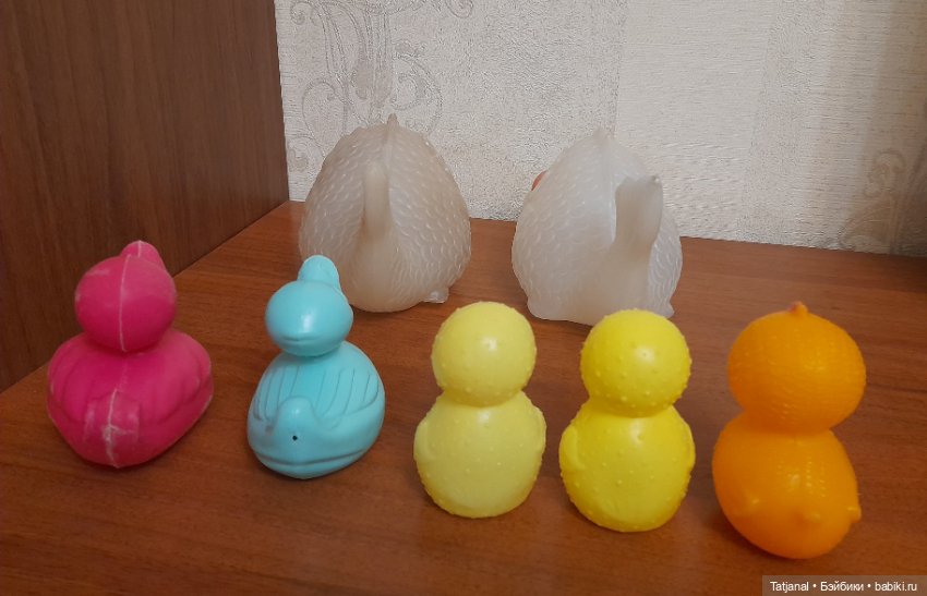 Игрушки СССР Дутыши пластмассовые (фото 3)