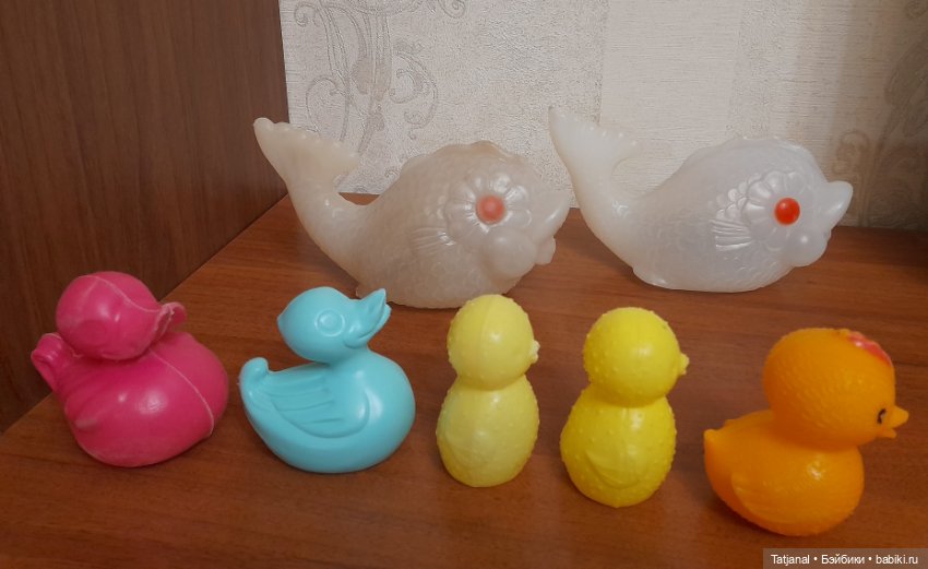 Игрушки СССР Дутыши пластмассовые (фото 2)