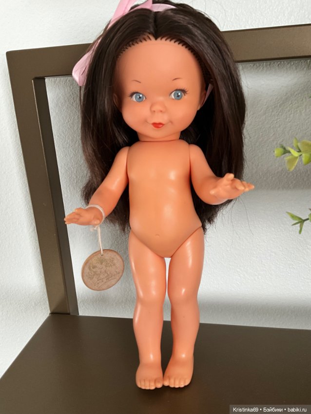 Очаровательная кукла Ева с голубыми глазами и длинными волосами. Eva Harta, Goebel, ФРГ (фото 4)