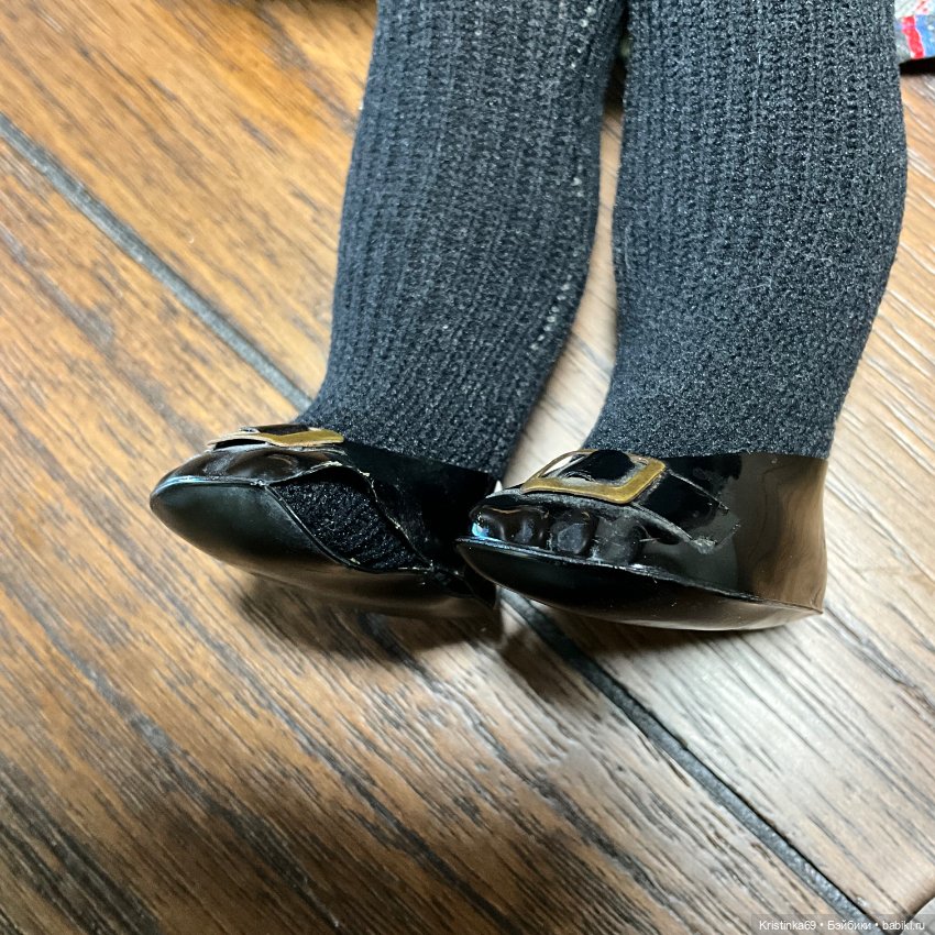 Очаровательная кукла Ева в полосатом платье с длинными волосами. Eva Harta, Goebel, ФРГ (фото 8)