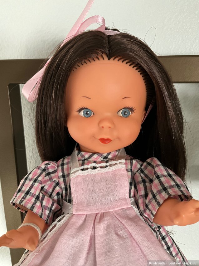 Очаровательная кукла Ева с голубыми глазами и длинными волосами. Eva Harta, Goebel, ФРГ (фото 2)