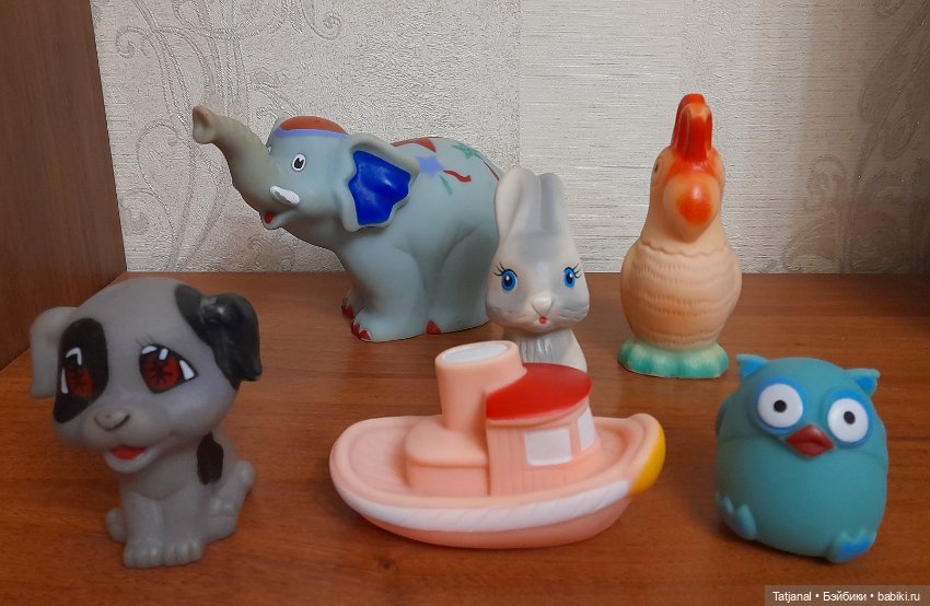 Резиновые игрушки Цена за все