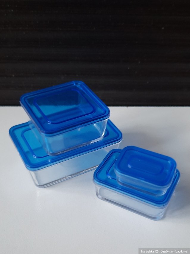 Набор контейнеров — Миниатюра для кукол (фото 5)