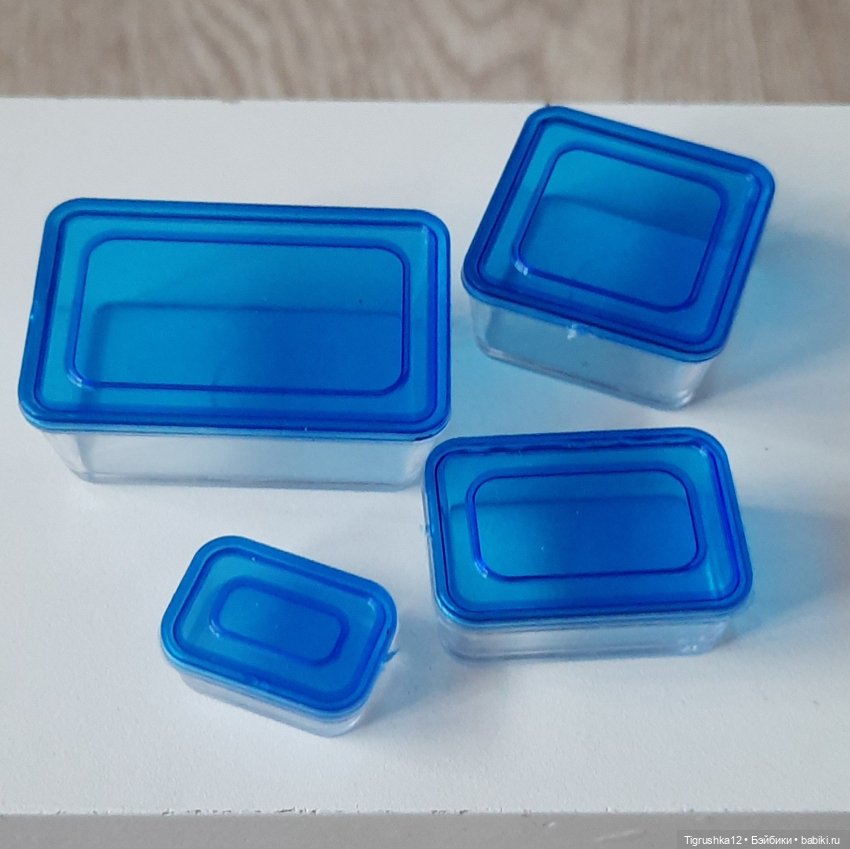 Набор контейнеров — Миниатюра для кукол (фото 3)