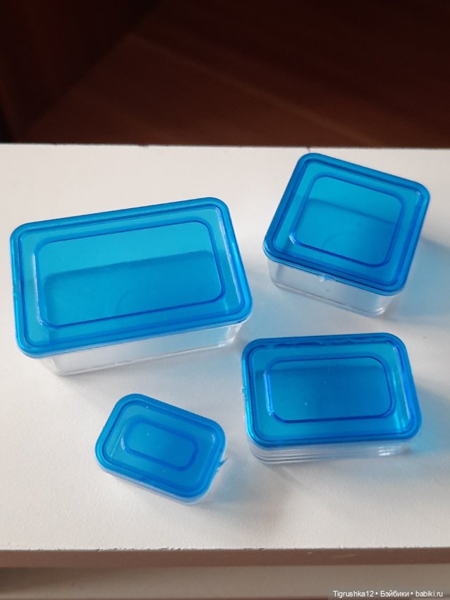 Набор контейнеров — Миниатюра для кукол (фото 4)