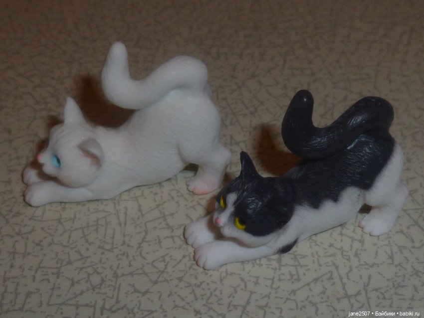 Маленькие котики для кукол 1:6 или меньше (фигурки, одним лотом) (фото 3)