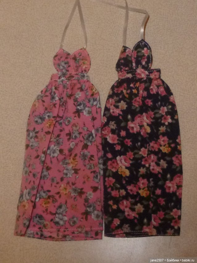 Летние платья / цветочные сарафаны для Барби, Fashion royalty, кукол 1/6 (лот из двух) новые