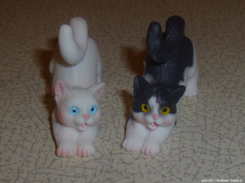 Маленькие котики для кукол 1:6 или меньше (фигурки, одним лотом) (фото 2)