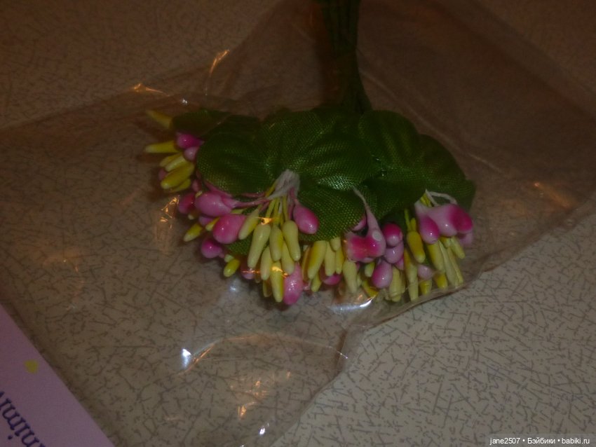 Букет Mimi Collection для Барби, Integrity, Momoko, кукол формата 1:6 розовый (новый в упаковке) (фото 3)