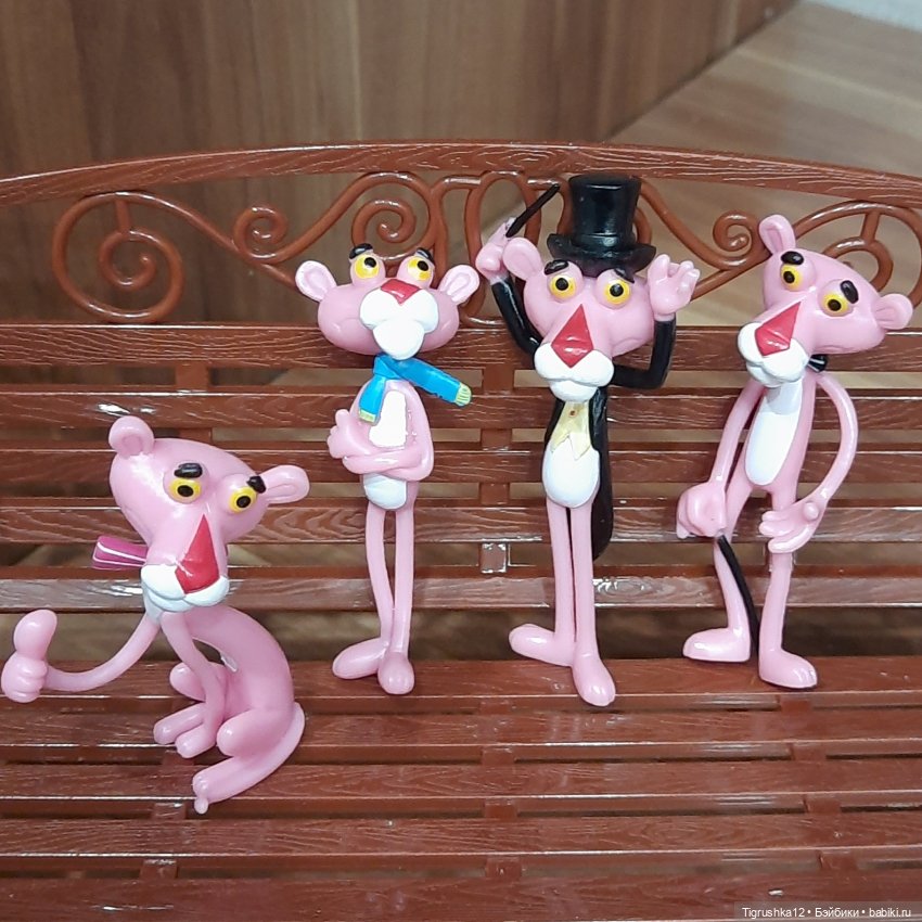 Розовые пантеры лотом — Миниатюра для кукол (фото 2)