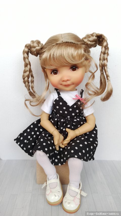 Парики 8-9" - Бобышки с косичками, 2 цвета