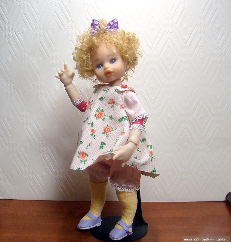 Малышка Мэрилин. Интерьерная кукла (фото 3)