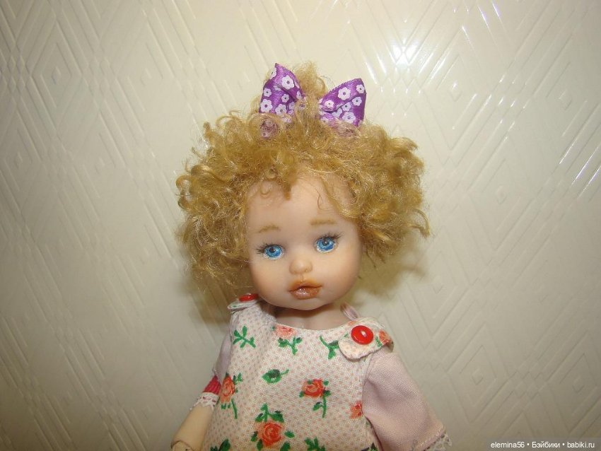 Малышка Мэрилин. Интерьерная кукла (фото 5)