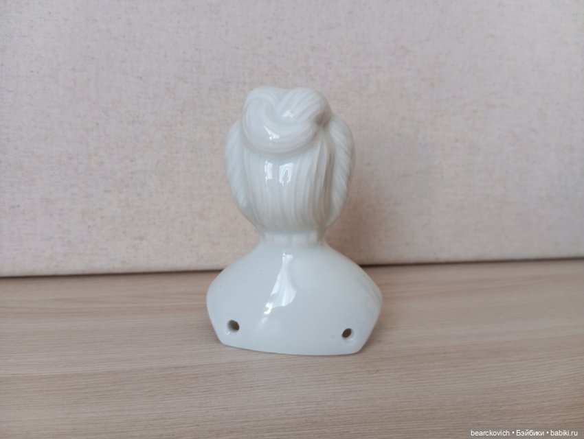 Антикварный фарфоровый бюст редкой Русской куклы (фото 3)