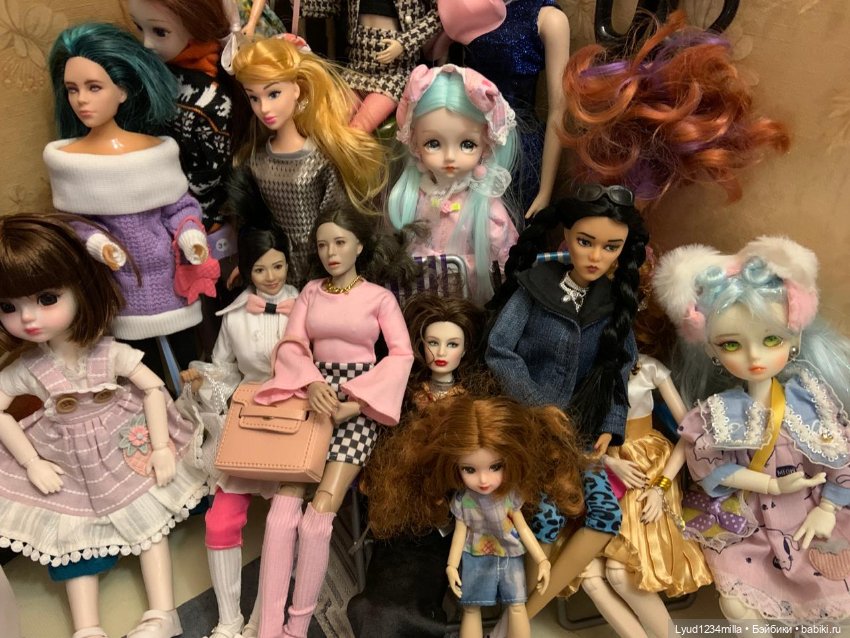 Кукла с прической каре прошитой (фото 4)