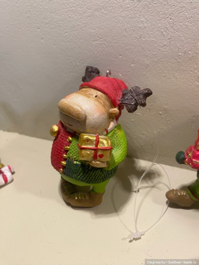 Три веселые новогодние фигурки-подвески (фото 6)