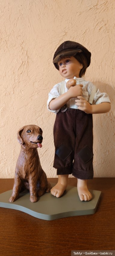 Мальчик с собачкой от Моники Левениг из серии " Беспризорное детство"