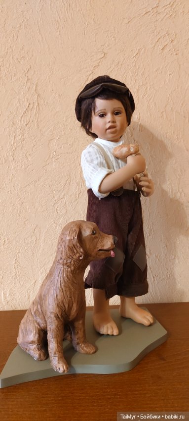 Мальчик с собачкой от Моники Левениг из серии " Беспризорное детство" (фото 5)