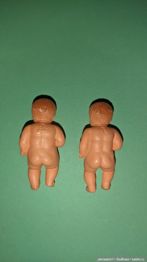 Целлулоидные пупсики Minerva с соской, высота 5 см (фото 3)