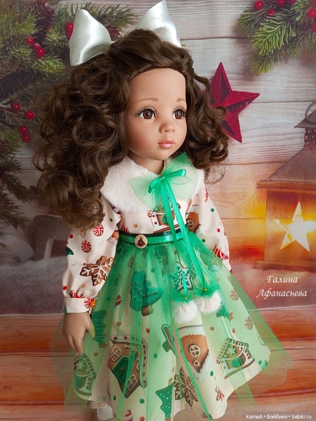 Платье "Пряники" для куклы Готц 50 см (фото 5)