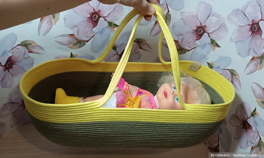 Люлька - переноска для кукол Фейсинка (фото 4)