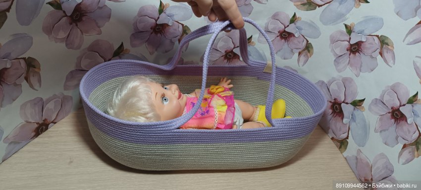 Люлька - переноска для кукол Фейсинка (фото 2)