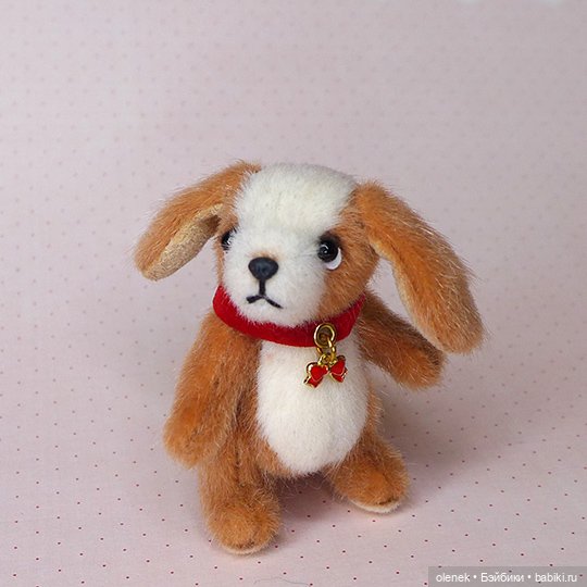 Миниатюрная собачка — Авторские игрушки (фото 5)