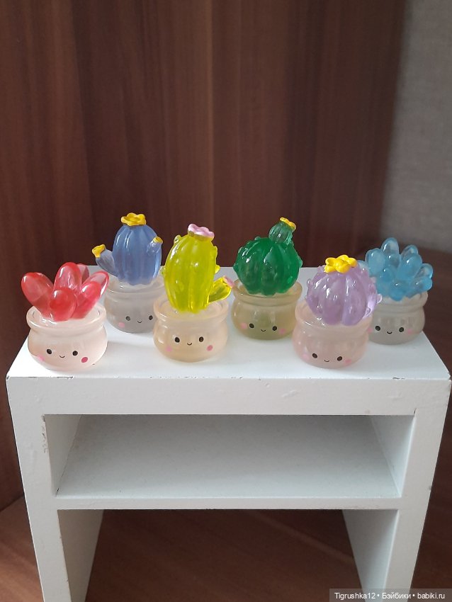 Кактусы светятся — Миниатюра для кукол (фото 3)