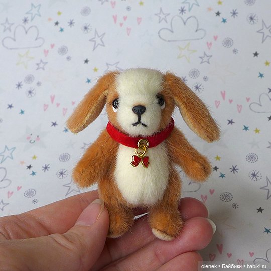 Миниатюрная собачка — Авторские игрушки (фото 7)