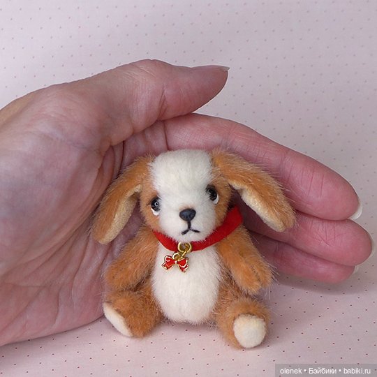Миниатюрная собачка — Авторские игрушки (фото 3)