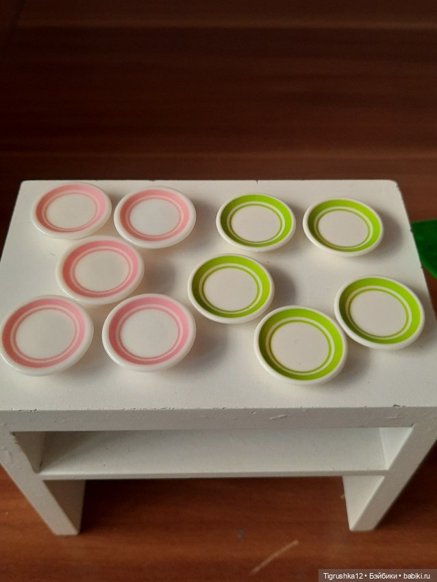 Тарелочки — Миниатюра для кукол (фото 6)