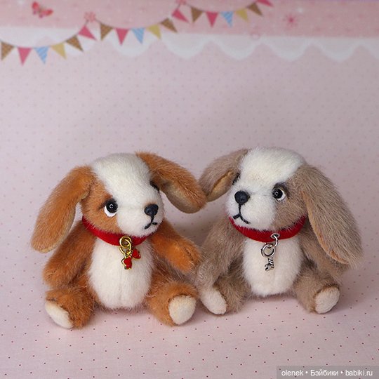Миниатюрная собачка — Авторские игрушки (фото 8)