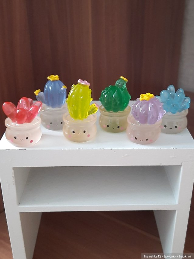 Кактусы светятся — Миниатюра для кукол (фото 2)