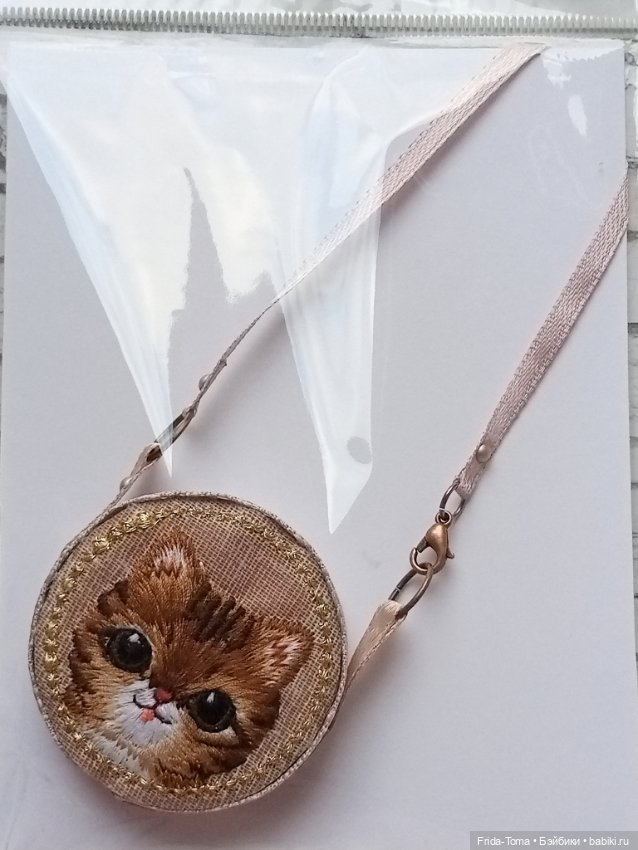 Сумочка для барби кукольная сумка вышивка кошечка собачка лисичка панда Момоко Поппи ФР ИТ Дисней (фото 2)