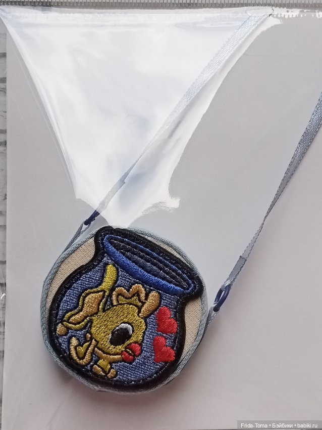 Сумочка для барби кукольная сумка вышитая лапки рыбки апельсин Момоко Поппи ФР ИТ Дисней (фото 7)