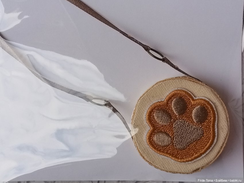 Сумочка для барби кукольная сумка вышитая лапки рыбки апельсин Момоко Поппи ФР ИТ Дисней (фото 9)