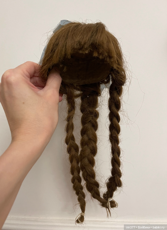 Старинный парик из натуральных волос (фото 3)