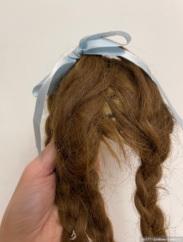 Старинный парик из натуральных волос (фото 6)