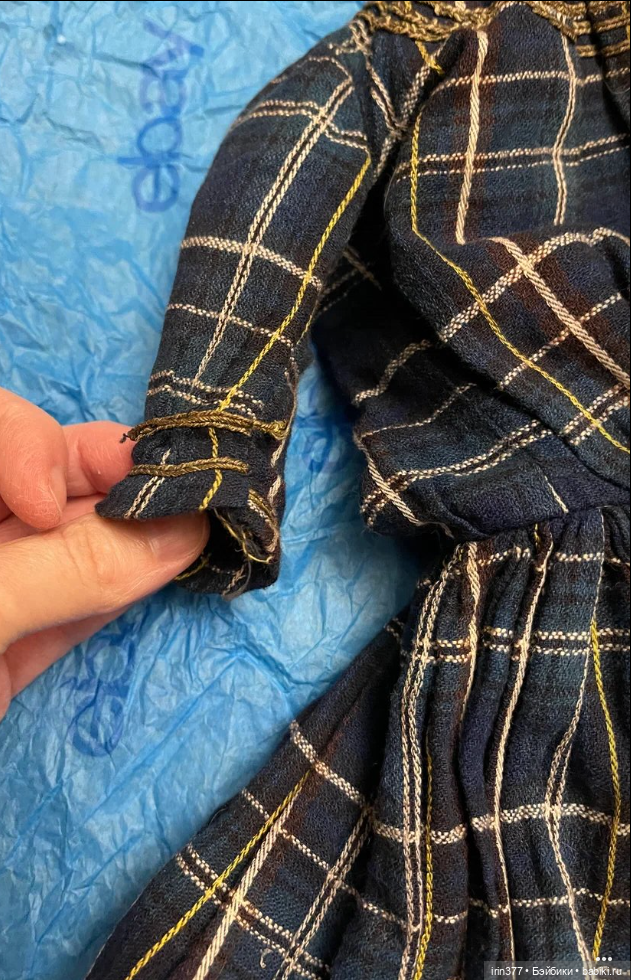 Платье для антикварной куклы (фото 3)