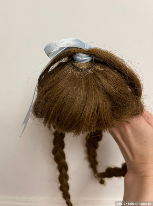 Старинный парик из натуральных волос (фото 7)