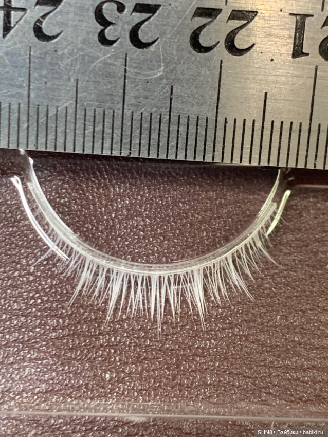 Ресницы белые — Глаза для кукол (фото 3)