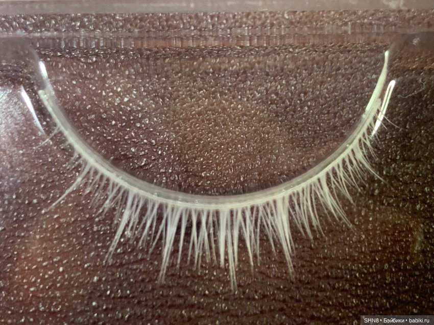 Ресницы белые — Глаза для кукол