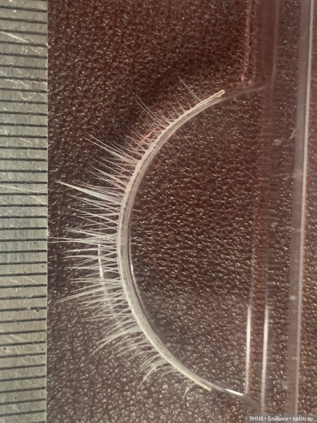 Ресницы белые — Глаза для кукол (фото 4)